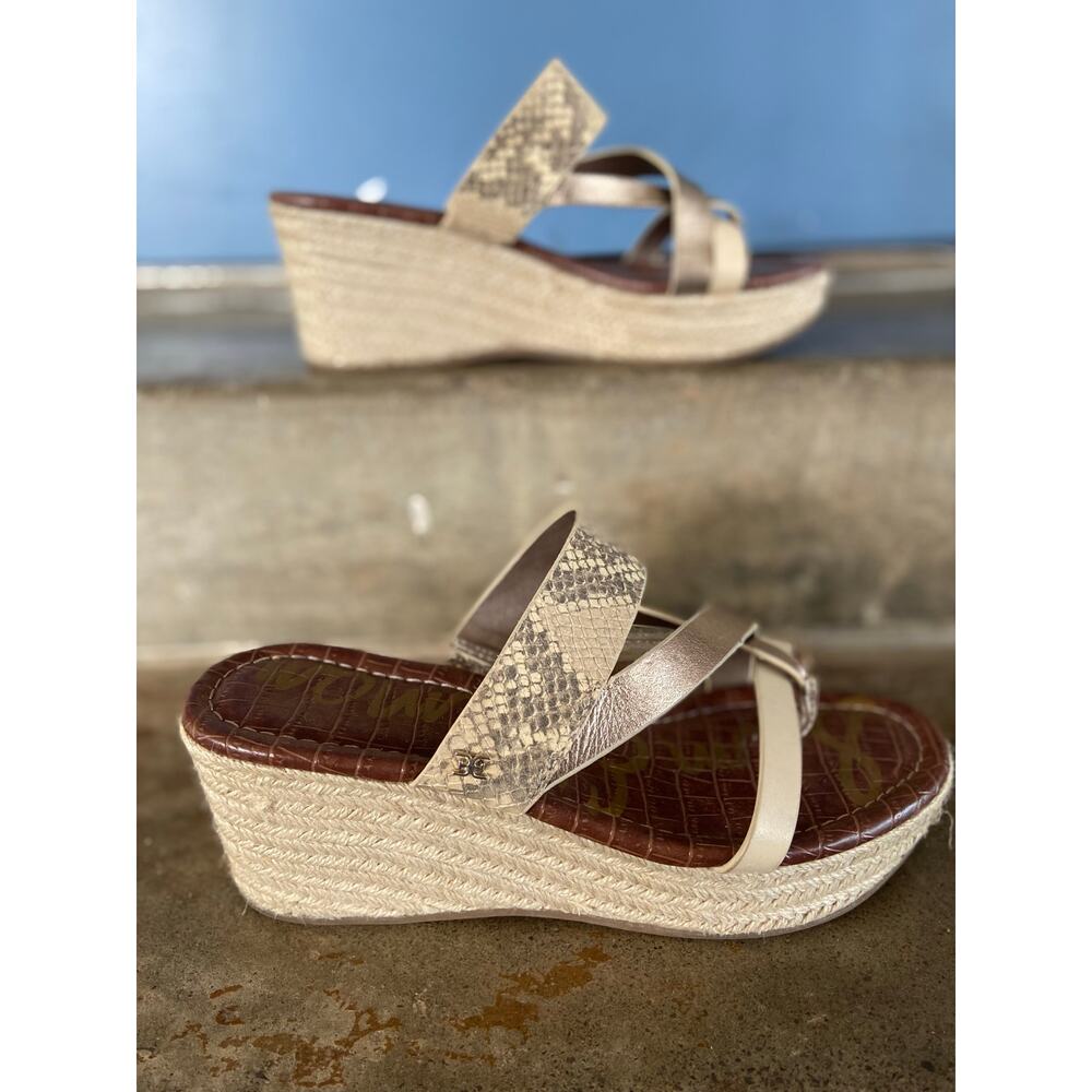 Sam Edelman Raleigh strappy wedge espadrille sandal - Picture 2 of 9